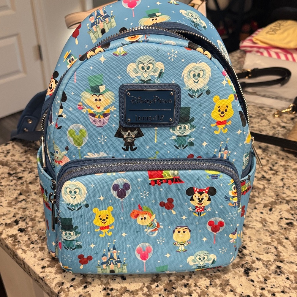 Loungefly Blue Cartoon Character Bags Collection